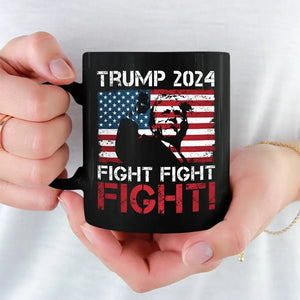 Trump Will Survive To Fight For America - Trump Election Black Mug