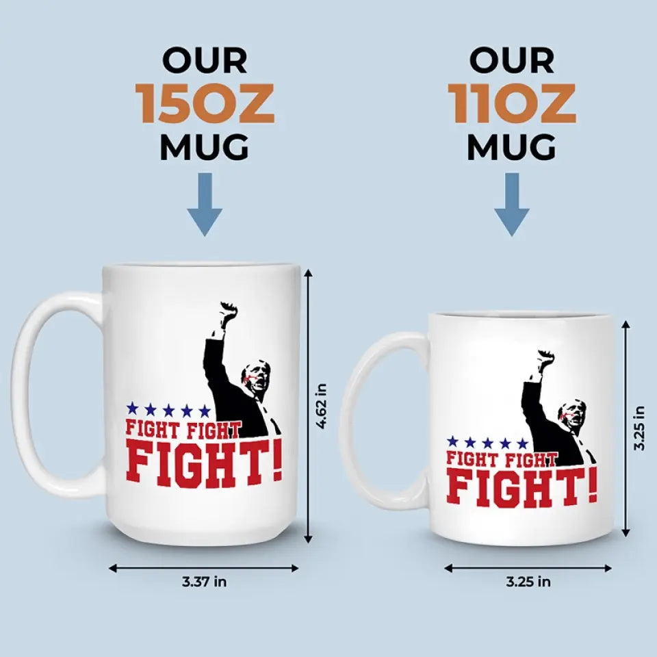 Never Surrender, Can't Touch The GOAT - US Election Trump Mug - Gift For Trump Supporters