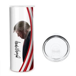 Vote For Who Will Make America Great Again - US Elections Skinny Tumbler - Gift For Trump Supporters