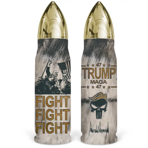 Dream Big And Fight For America - US Election, Donald Trump Bullet Tumbler