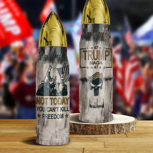 Dream Big And Fight For America - US Election, Donald Trump Bullet Tumbler