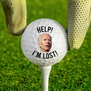 Trump Will Never Stop Fighting - US Election Golf Ball, Golf Enthusiast Gifts For Trump Supporters