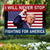 Never Stop Fighting For America - US Elections Yard Sign, Decoration Gift For Conservative Supporters