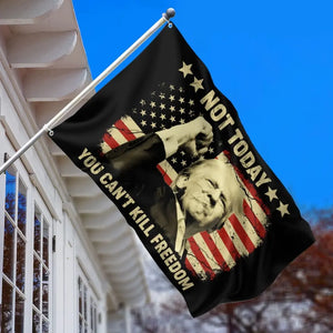 Freedom Belongs To People, You Can't Kill It - Trump US Election Horizontal House Flag