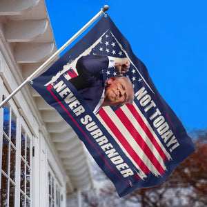 I Will Never Surrender - US Election Horizontal House Flag