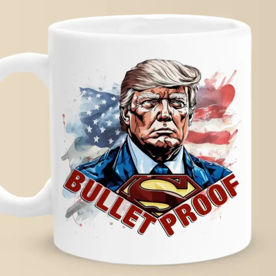 Shooting Makes Me Stronger - US Election Trump Mug - Gift For Trump Supporters