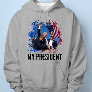 My President Will Never Surrender - Trump Election Unisex T-shirt, Hoodie, Sweatshirt