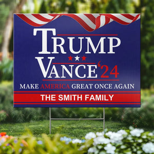 For A Bring Future - US Elections Yard Sign, Decoration Gift For Conservative Supporters