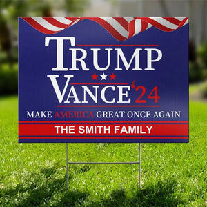 For A Bring Future - US Elections Yard Sign, Decoration Gift For Conservative Supporters