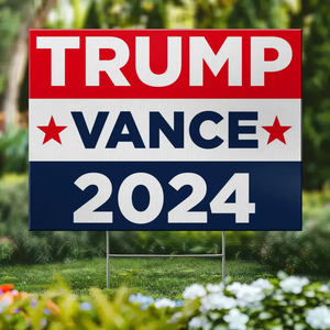 New Leadership, Renewed Promise - US Elections Yard Sign, Decoration Gift For Conservative Supporters