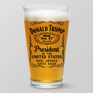 Trump, The People's President - US Election Beer Glass