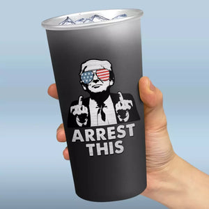 Arrest This, Trump 2024 - US Election Aluminum Changing Color Cup