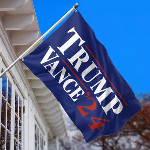 Trump Vance 2024, Make America Proud Again - Trump US Election Horizontal House Flag