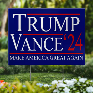 Your Voice, Our Mission - US Elections Yard Sign, Decoration Gift For Conservative Supporters