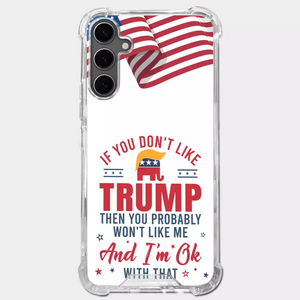 If You Don't Like The Chosen Man, Let Me Do It  - US Election Clear Phone Case