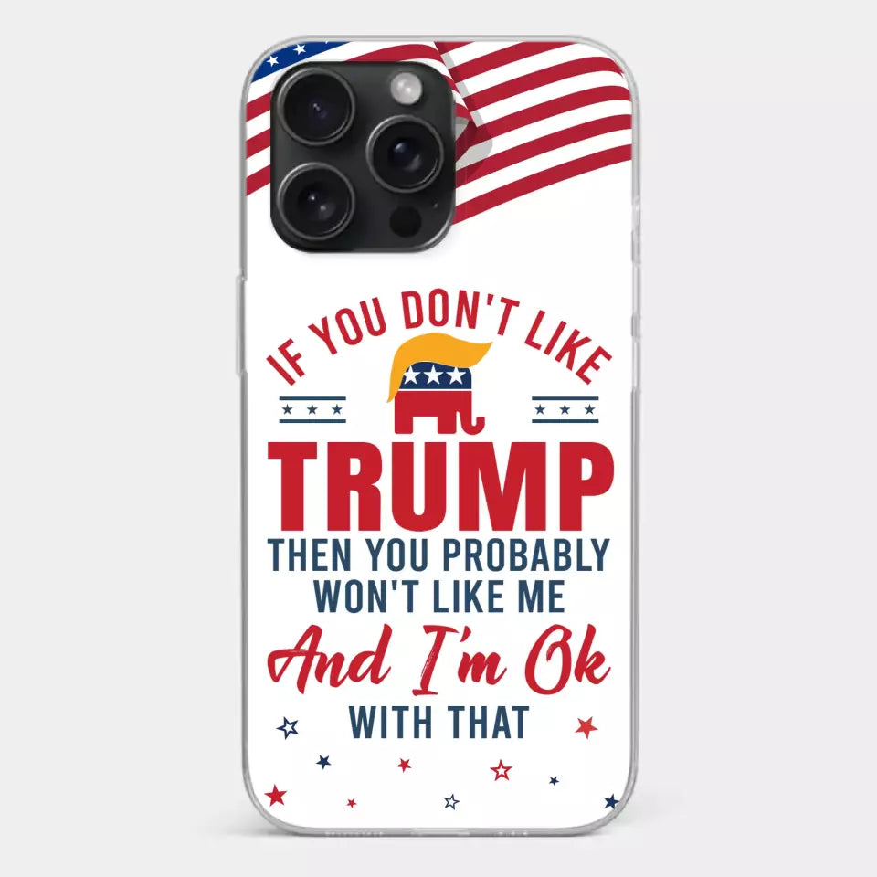 If You Don't Like The Chosen Man, Let Me Do It  - US Election Clear Phone Case