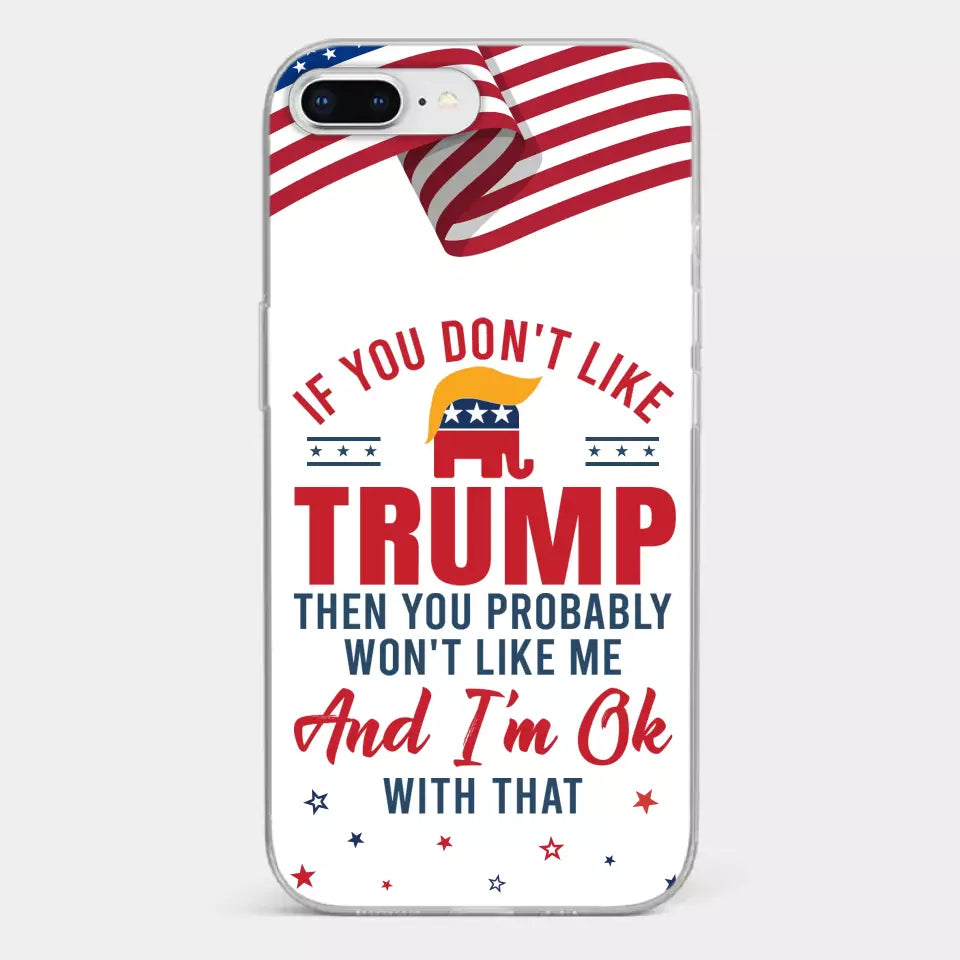 If You Don't Like The Chosen Man, Let Me Do It  - US Election Clear Phone Case