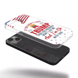 If You Don't Like The Chosen Man, Let Me Do It  - US Election Clear Phone Case