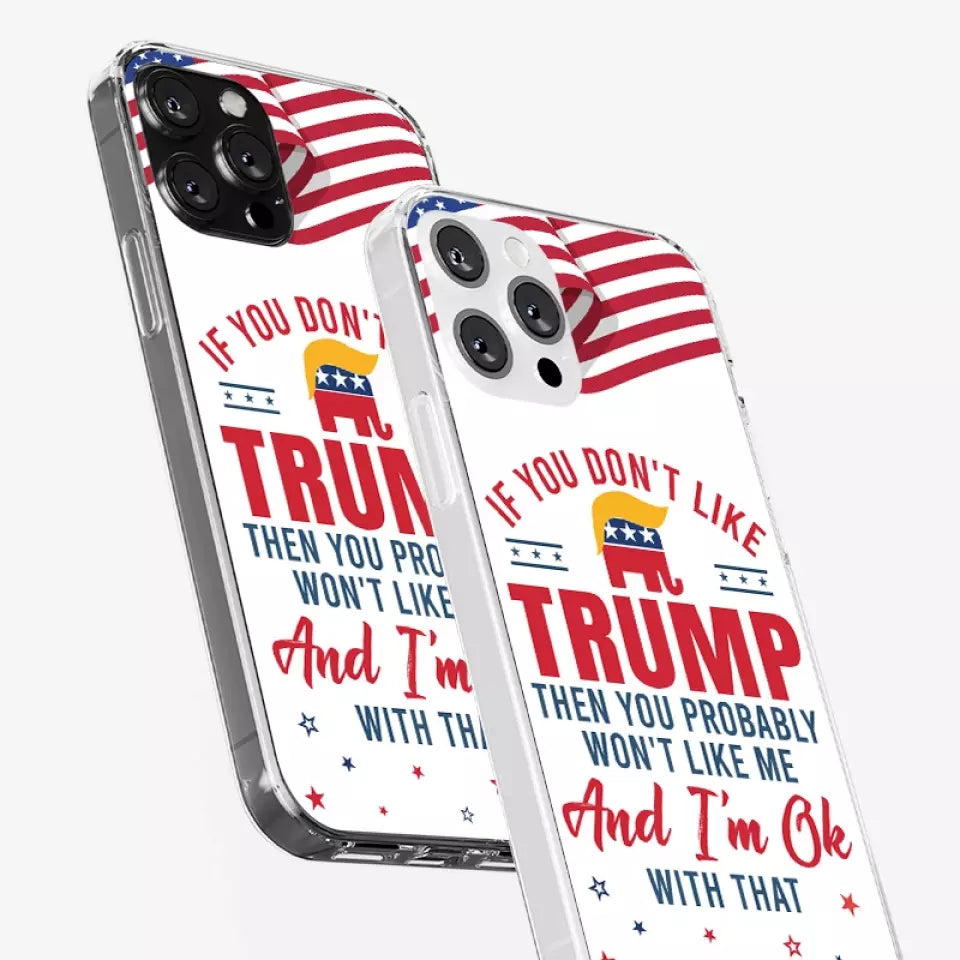 If You Don't Like The Chosen Man, Let Me Do It  - US Election Clear Phone Case