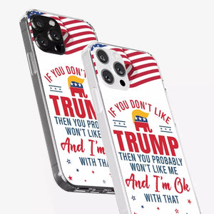 If You Don't Like The Chosen Man, Let Me Do It  - US Election Clear Phone Case