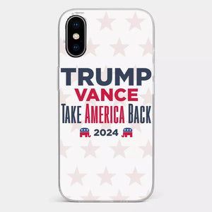 The Dream Team Empowers America Again - US Election Clear Phone Case