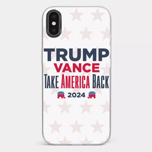 The Dream Team Empowers America Again - US Election Clear Phone Case