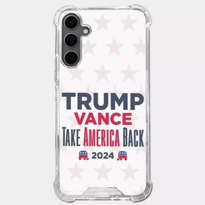 The Dream Team Empowers America Again - US Election Clear Phone Case