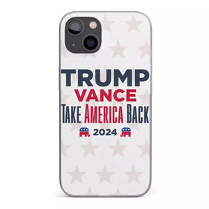 The Dream Team Empowers America Again - US Election Clear Phone Case