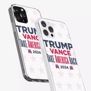 The Dream Team Empowers America Again - US Election Clear Phone Case