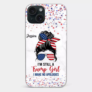 I'm An All-American Girl, Get Over It - US Election Clear Phone Case - Gift For Best Friends, BFF, Sisters