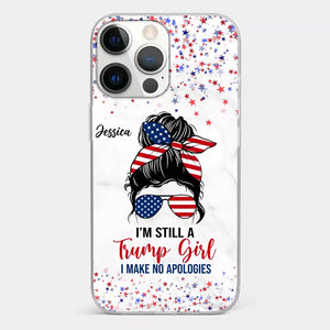 I'm An All-American Girl, Get Over It - US Election Clear Phone Case - Gift For Best Friends, BFF, Sisters