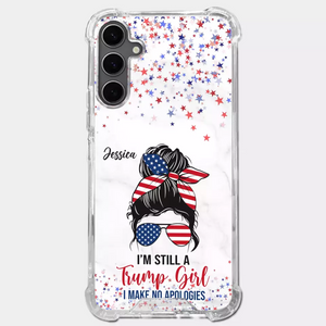 I'm An All-American Girl, Get Over It - US Election Clear Phone Case - Gift For Best Friends, BFF, Sisters