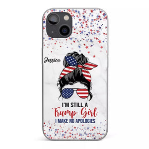 I'm An All-American Girl, Get Over It - US Election Clear Phone Case - Gift For Best Friends, BFF, Sisters