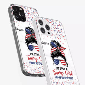 I'm An All-American Girl, Get Over It - US Election Clear Phone Case - Gift For Best Friends, BFF, Sisters