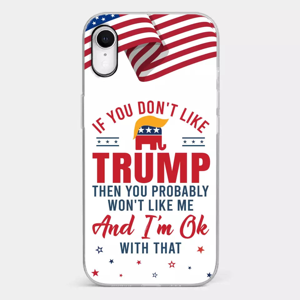 If You Don't Like The Chosen Man, Let Me Do It  - US Election Clear Phone Case
