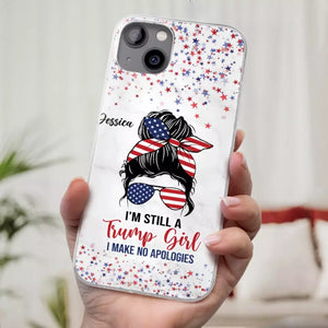 I'm An All-American Girl, Get Over It - US Election Clear Phone Case - Gift For Best Friends, BFF, Sisters