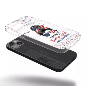 I'm An All-American Girl, Get Over It - US Election Clear Phone Case - Gift For Best Friends, BFF, Sisters