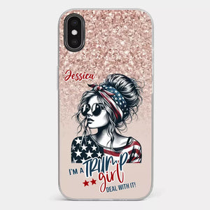 I'm A Conservative Girl, Deal With It - US Election Clear Phone Case - Gift For Best Friends, BFF, Sisters