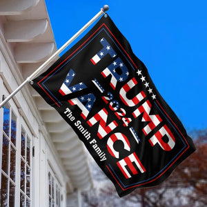 Trump Vance, Do The Best For America - Trump US Election Horizontal House Flag