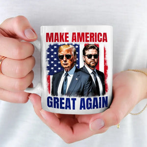 Trump And Vance, Make America Great Again - US Election Trump Mug - Gift For Trump Supporters