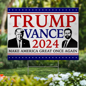 Make America Strong Again - US Elections Yard Sign, Decoration Gift For Conservative Supporters