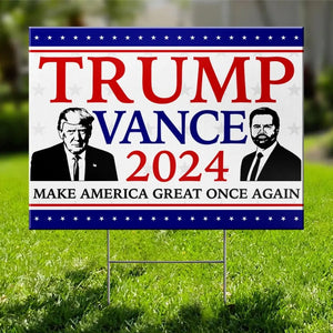 Make America Strong Again - US Elections Yard Sign, Decoration Gift For Conservative Supporters