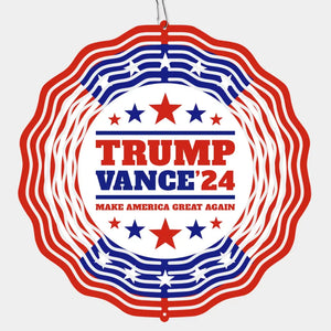 Trump Vance 2024, Make America Great Again - US Election Wind Spinner - Trump Supporter, Republican Gifts And Decors