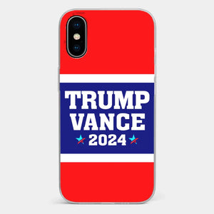 Trump Vance 2024,  Make America Proud Again  - US Election Clear Phone Case