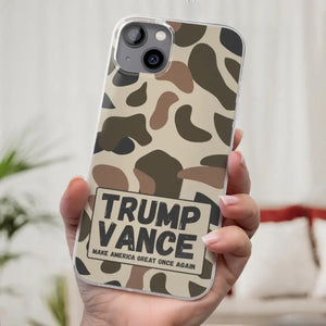 Trump Vance 2024, Bring Back The Glory - US Election Clear Phone Case