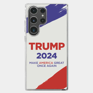 Vote For Them In 2024, The 45 47 President - US Election Clear Phone Case