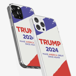 Vote For Them In 2024, The 45 47 President - US Election Clear Phone Case