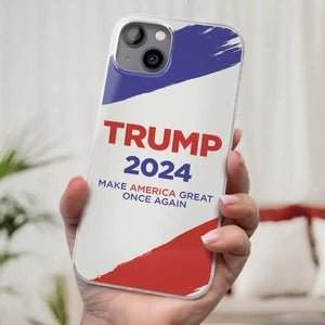 Vote For Them In 2024, The 45 47 President - US Election Clear Phone Case