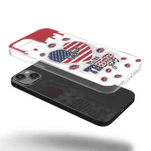 Yes, I'm A Conservative Girl - US Election 3D Inflated Effect Printed Clear Phone Case - Gift For Best Friends, BFF, Sisters