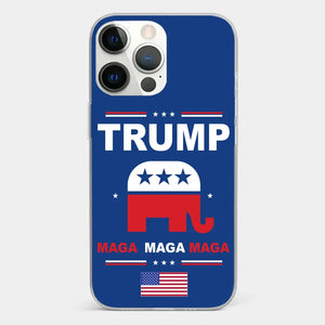Vote For Trump MAGA 2024 - US Election Clear Phone Case
